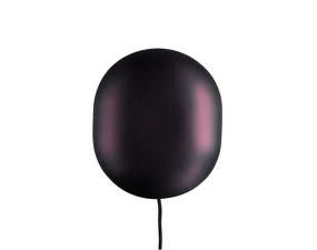 Clam Wall Lamp, burned black