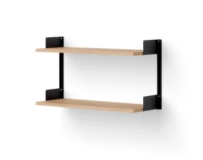 Wall Shelf 450, oak/black