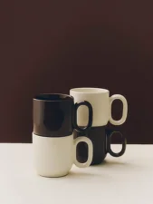 Barro Cup set of 2, off-white