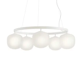Rime Chandelier, white