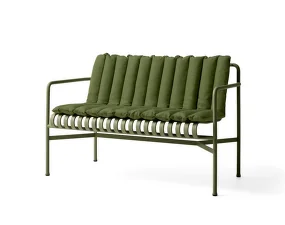 Palissade Dining Bench Soft Quilted Cushion, olive
