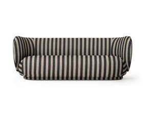 Rico Sofa 3 Louisiana, sand/black