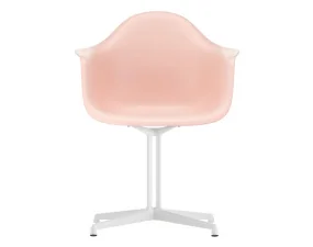 Eames Plastic Armchair DAL, pale rose / white