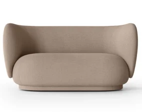 Rico Sofa 2, Bouclé sand