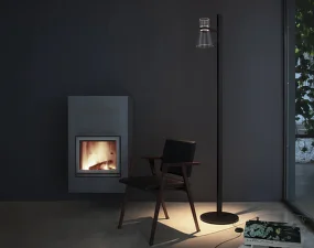 Nocturne Cone F1 Floor Lamp, black