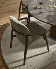 Zen Rug Round Ø200 cm, dark beige