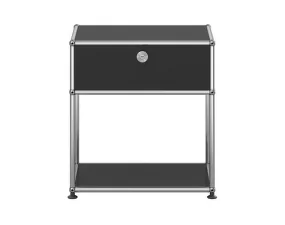 USM Haller M54 Bedside Table, graphite black