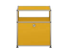 USM Haller M55 Bedside Table, golden yellow
