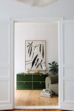 USM Haller Sideboard E2, olive green
