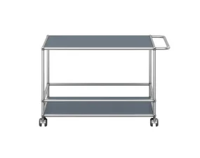 USM Haller Serving Trolley, mid-grey