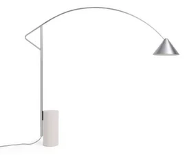 Compass Floor Lamp, brushed aluminium