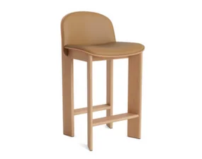 Chisel 35 Bar Stool H65, lacquered oak / Grano cognac