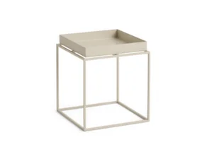 Tray Table 30x30, warm beige