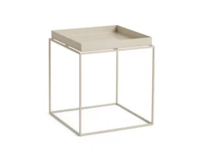 Tray Table 40x40, warm beige