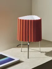 Canelé Table Lamp 370, tomato red