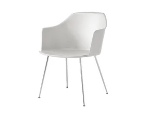 Rely Armchair HW33, chrome / oyster