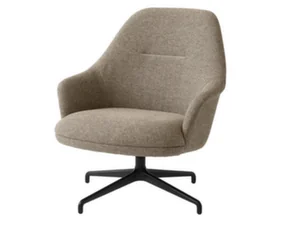 Rely Lounge Chair HW139 High Back, black / Clay 9