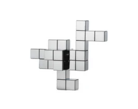 Panton Cubes Duck, chrome