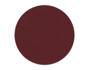 Table Mat Circle Nupo L, burgundy
