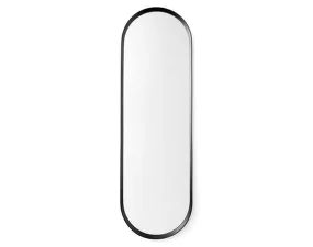 Norm Wall Mirror Oval, black