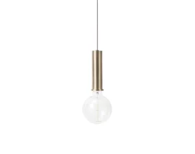 Collect Socket Pendant High, brass