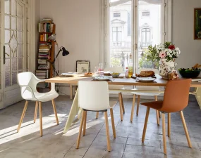 HAL Wood Chair, cotton white