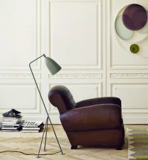 Gräshoppa Floor Lamp, dusty blue