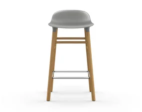 Form Bar Chair 65 cm Oak, grey