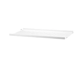 String Metal Shelf Low Edge 58 x 30, white