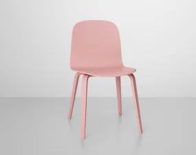Visu Chair Wood Base, tan rose