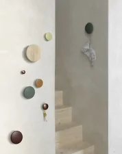 The Dots Metal Hook M, umber
