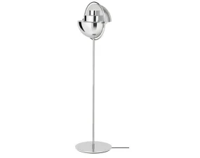Multi-Lite Floor Lamp, chrome/chrome