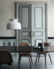 Ronde Pendant Ø20, pigeon grey