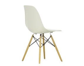 Eames Plastic Side Chair DSW, pebble