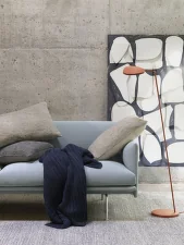 Leaf Floor Lamp, copper brown