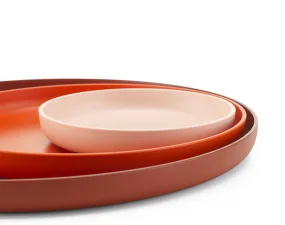 Trays, red
