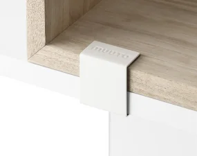 Stacked Clips 2pcs, white
