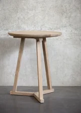 Tripod Side Table, oak