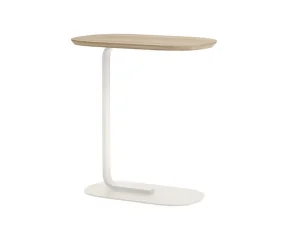 Relate Side Table 60.5, solid oak / off-white