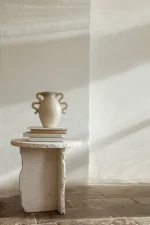 Verso Table Vase, cream