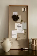 Scenery Pinboard Narrow, natural oak