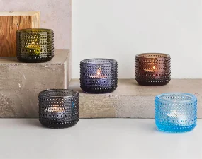Kastehelmi Tealight Candleholder, moss green