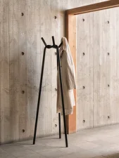 Knit Coat Rack, black