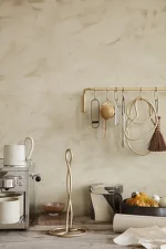 Curvature Paper Towel Holder, brass