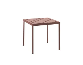 Balcony Table 75 cm, iron red