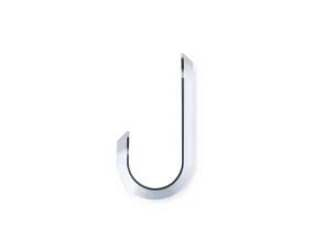 Curve Mini Hooks 2 pcs, silver