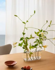 Ikebana Vase Long, stainless steel
