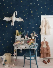 Starry Sky Petrol Wallpaper 659-96