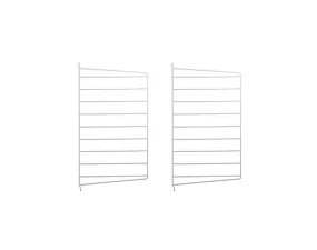 String Wall Panel 50 x 30, 2 pcs, white