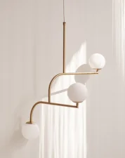 Mobil 70 Pendant, matte nickel